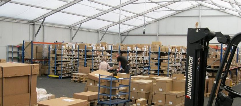 La carpa desmontable