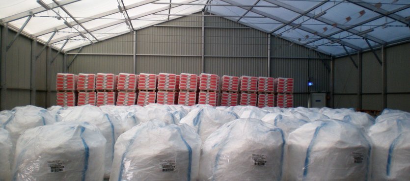 Carpa de almacenamiento