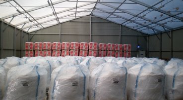 Almacenamiento de big bags