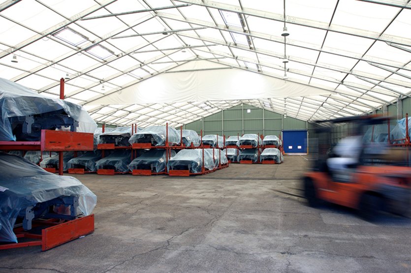 Pabellón para almacenaje