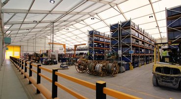 Almacenamiento de productos en rack