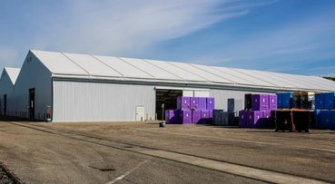 Pabellón de almacenamiento en alquiler