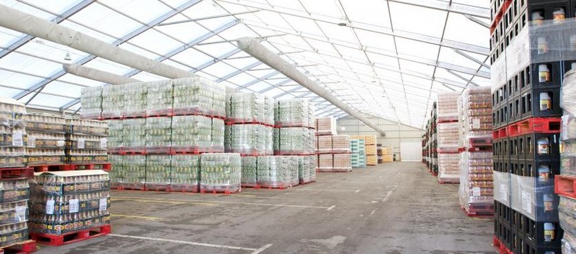 La carpa desmontable